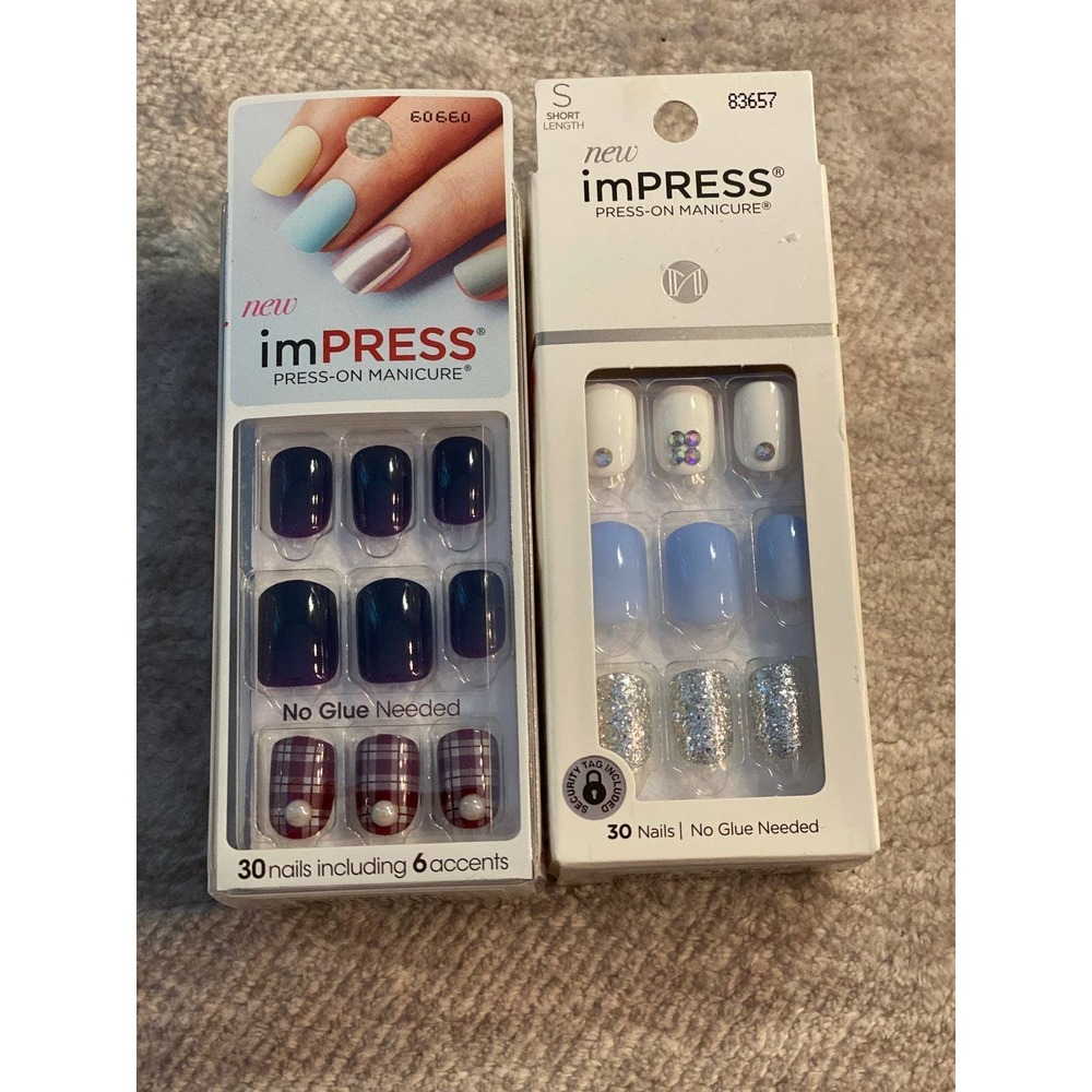 2 Packs of imPRESS press on Manicure